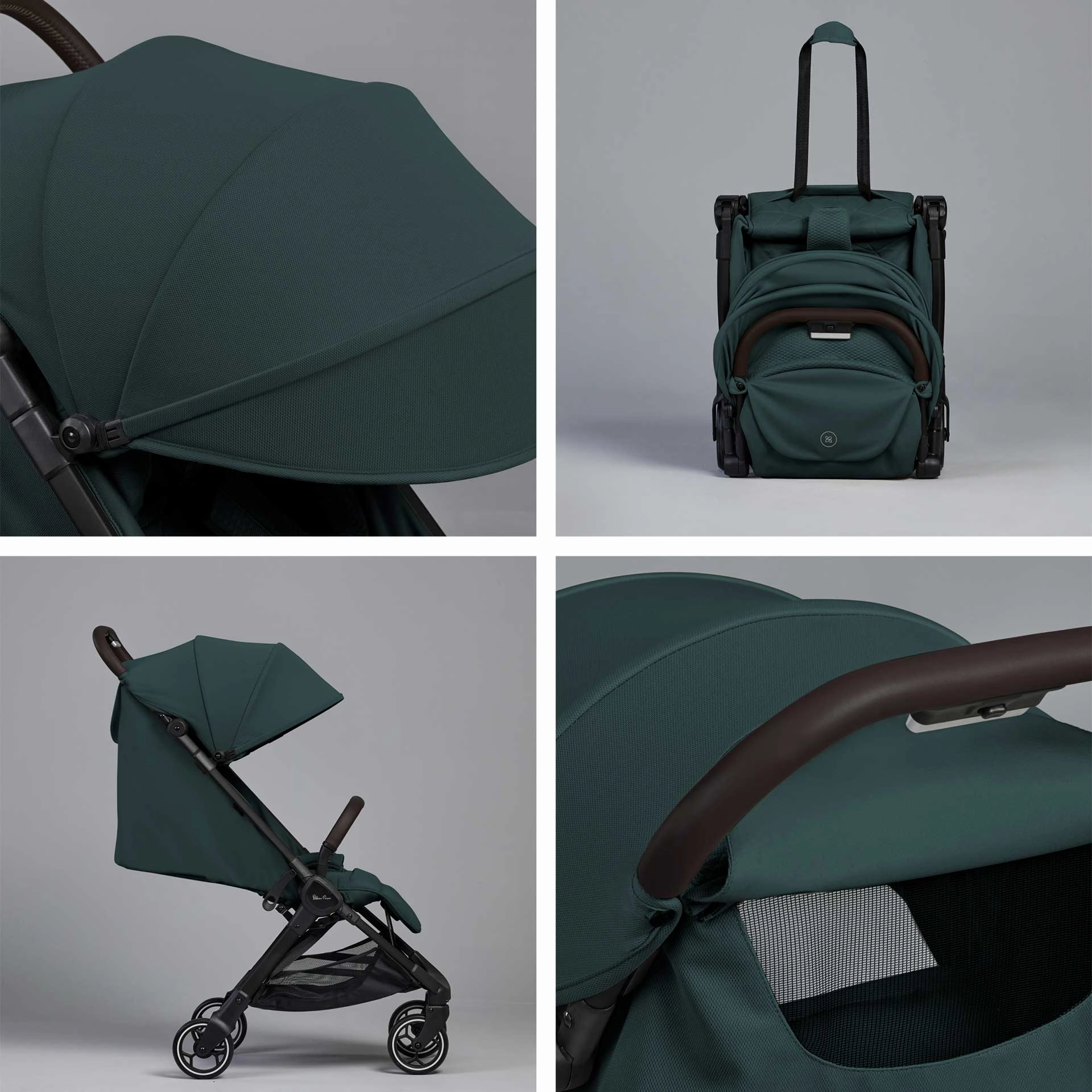 Silver Cross Clic 2 Compact Pushchair - Conifer