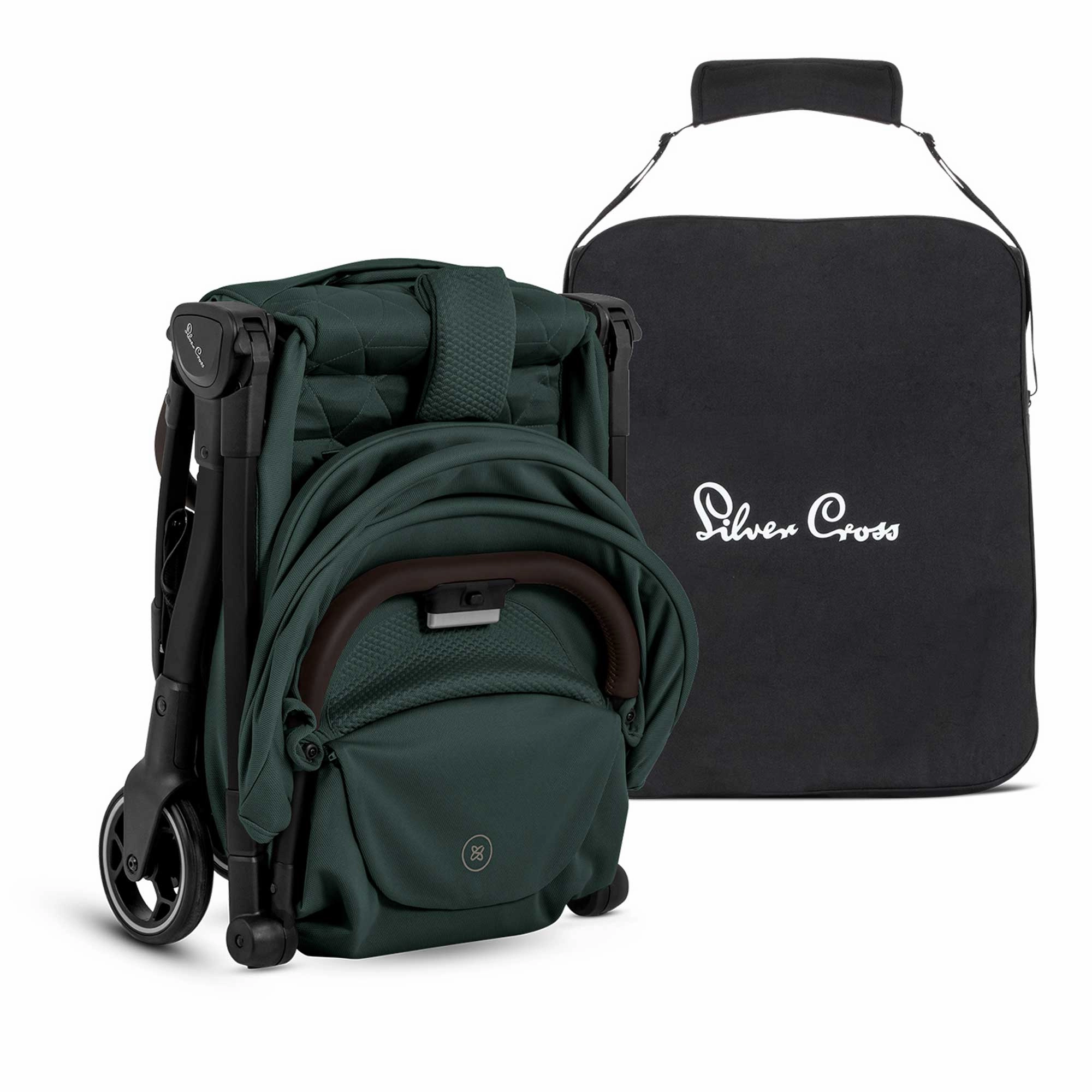 Silver Cross Clic 2 Compact Pushchair - Conifer