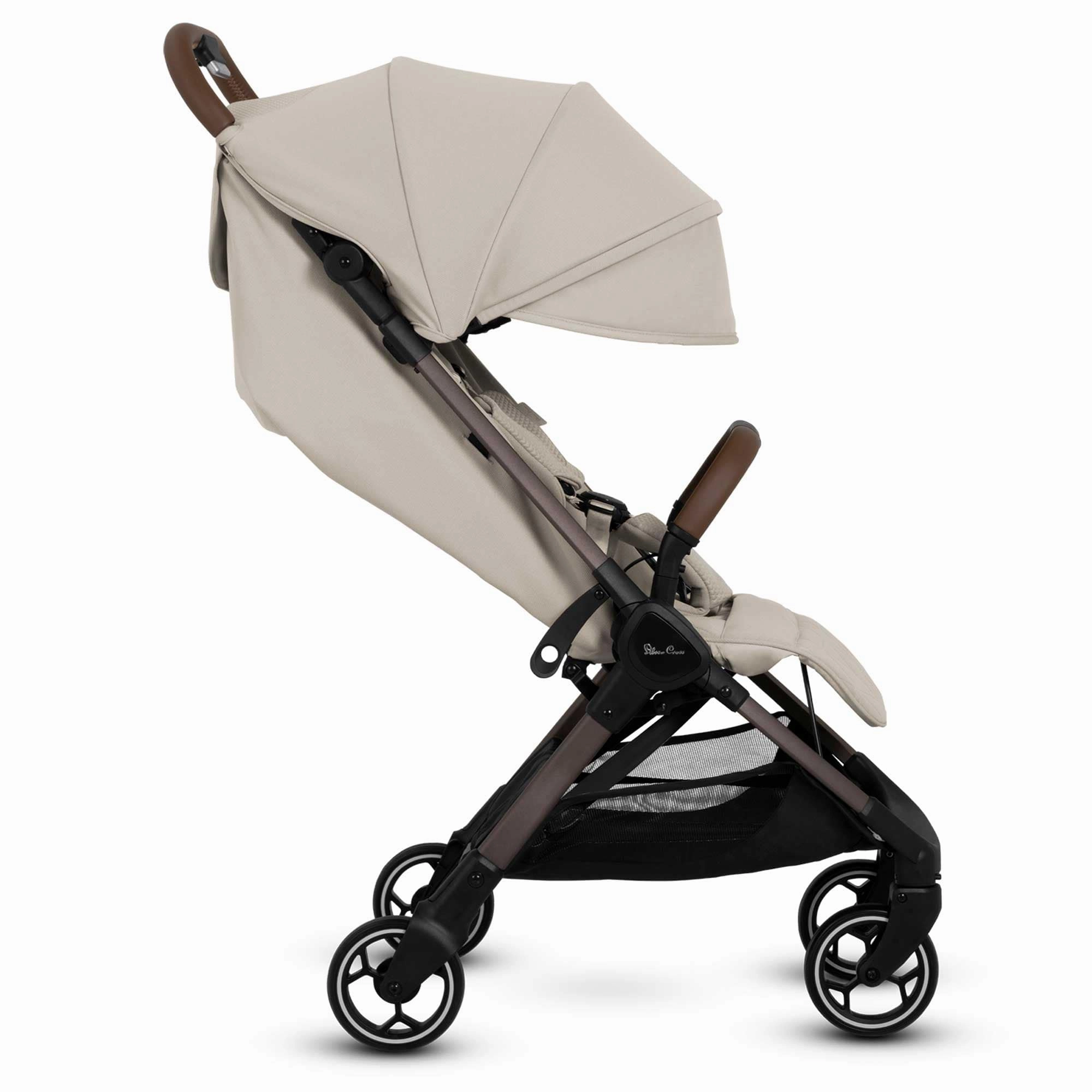 Silver Cross Clic 2 Compact Pushchair - Latte