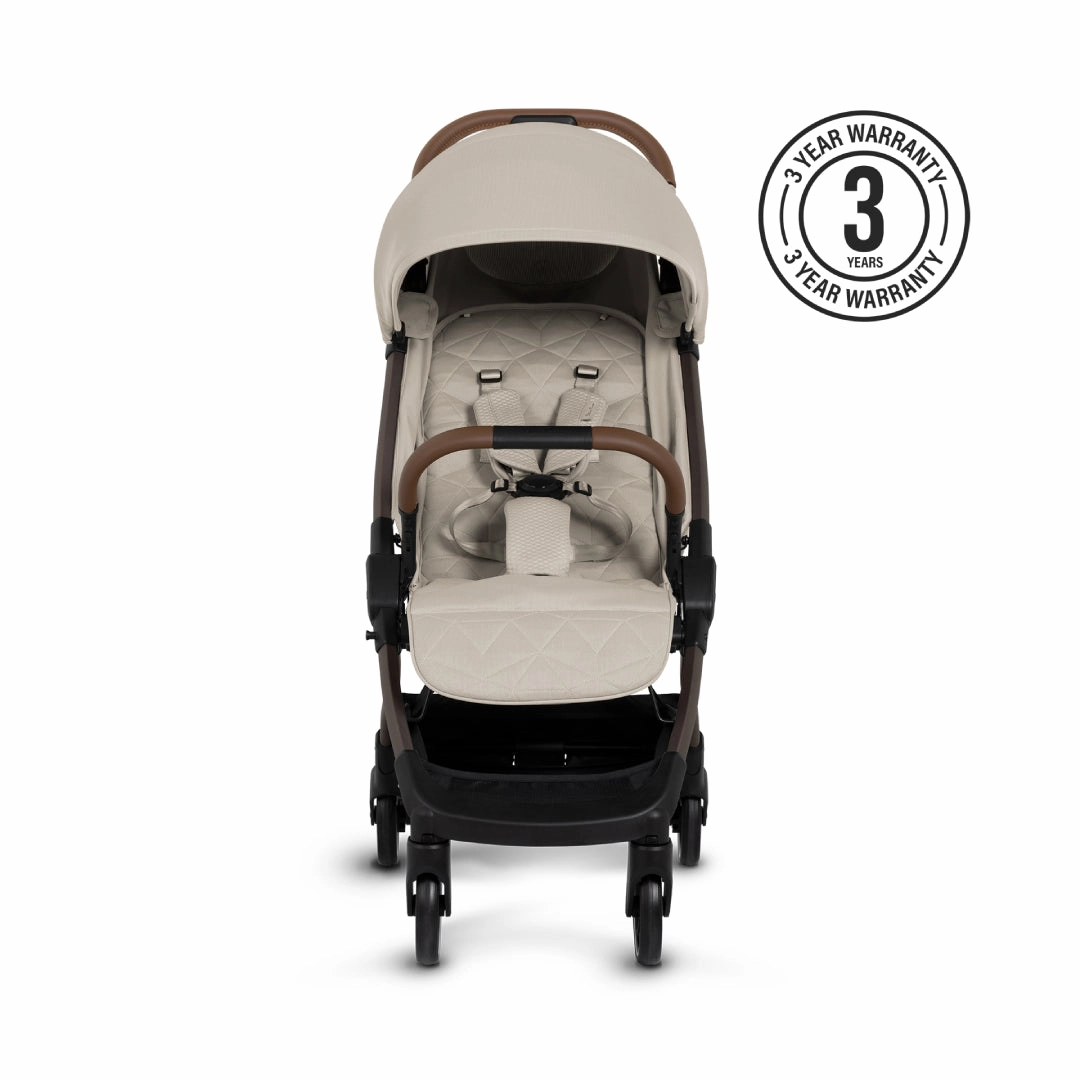 Silver Cross Clic 2 Stroller & Accessory Bundle - Latte