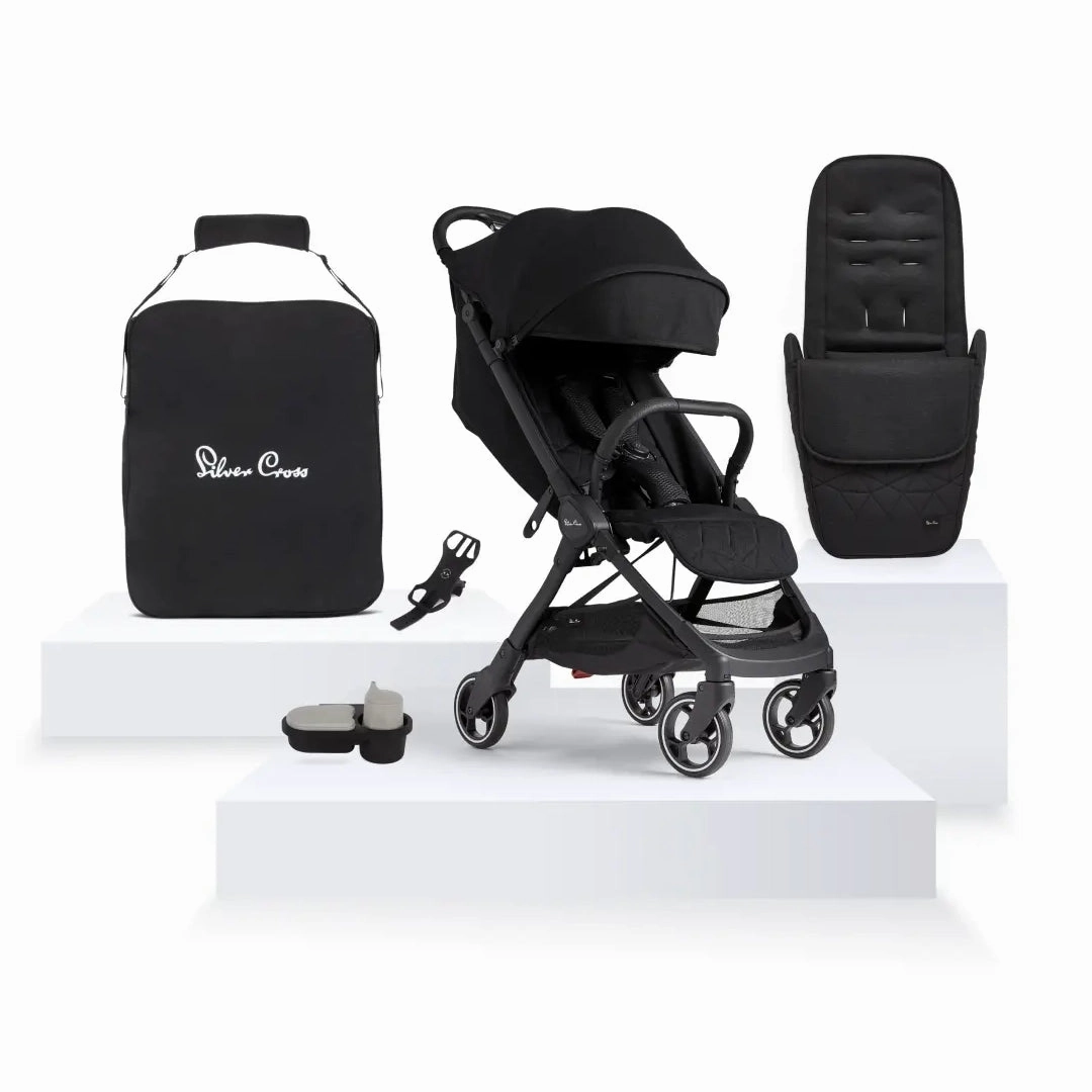 Silver Cross Clic 2 Stroller & Accessory Bundle - Space