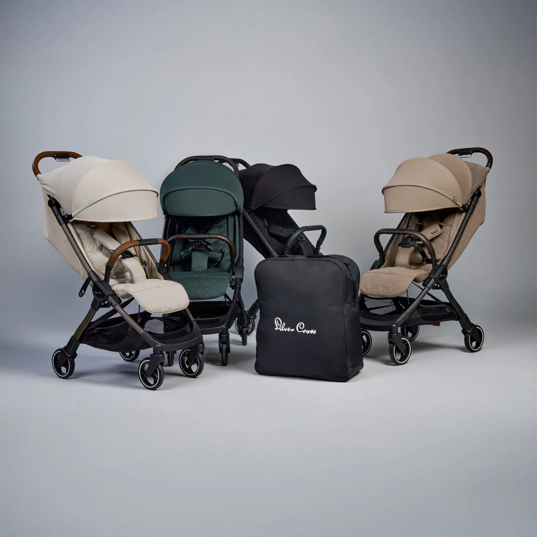 Silver Cross Clic 2 Stroller & Footmuff Bundle - Cobble