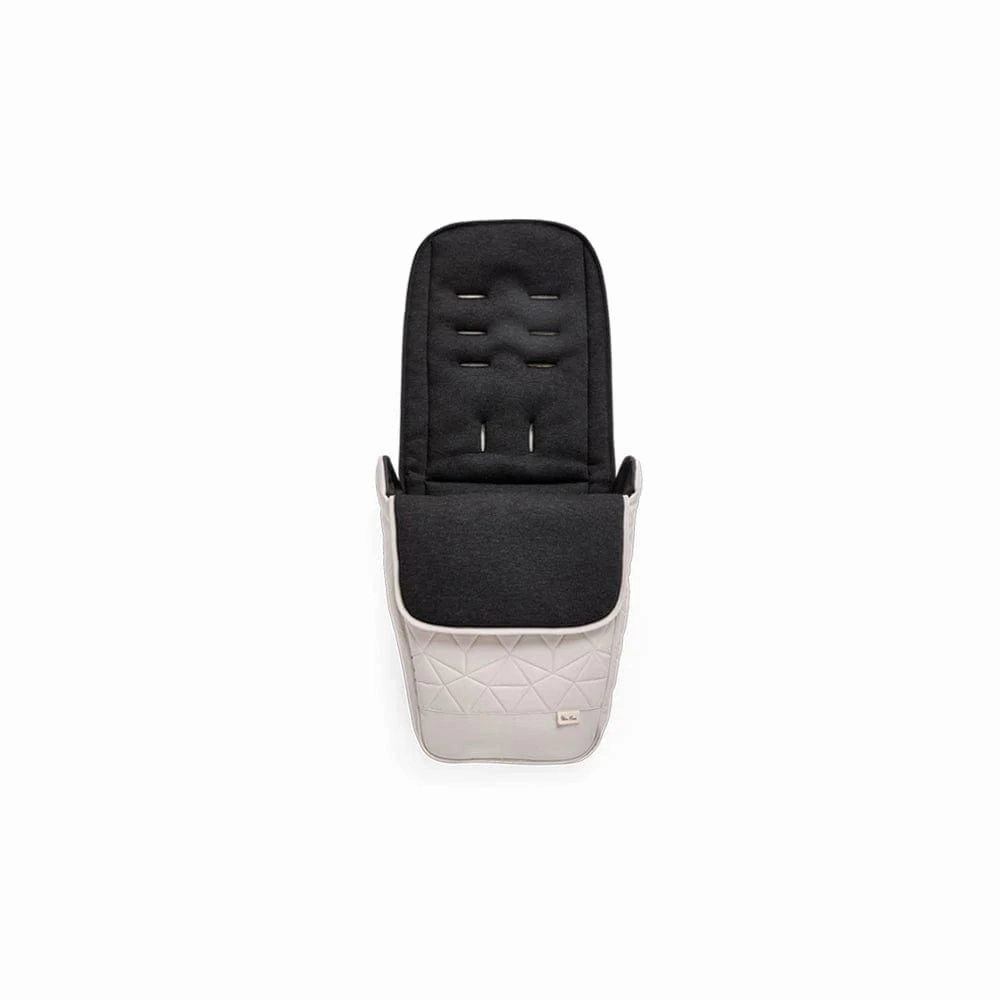 Silver Cross Clic Stroller and Footmuff - Almond