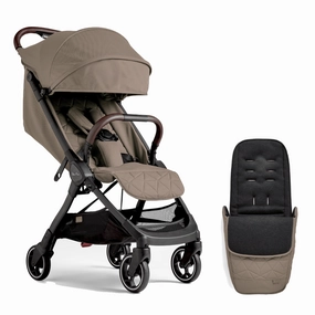 Silver Cross Clic Stroller and Footmuff - Cobble (Ex-Display)