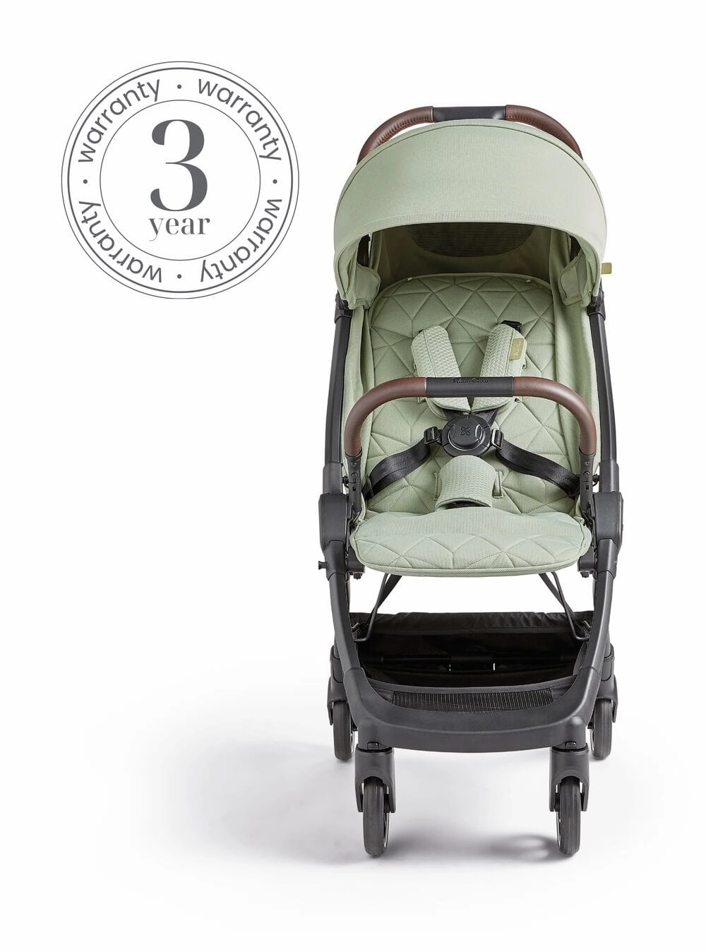 Silver Cross Clic Stroller and Footmuff - Sage