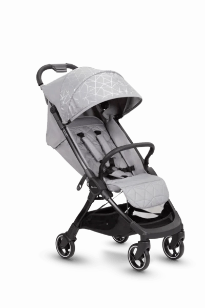 Silver Cross Clic Stroller, Footmuff & Raincover - Grey