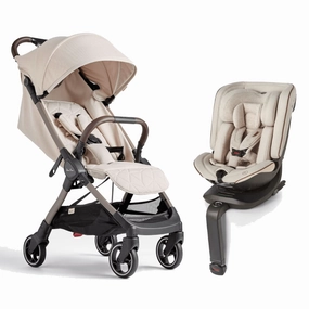 Silver Cross Clic Stroller with Motion 2 Car Seat - Almond