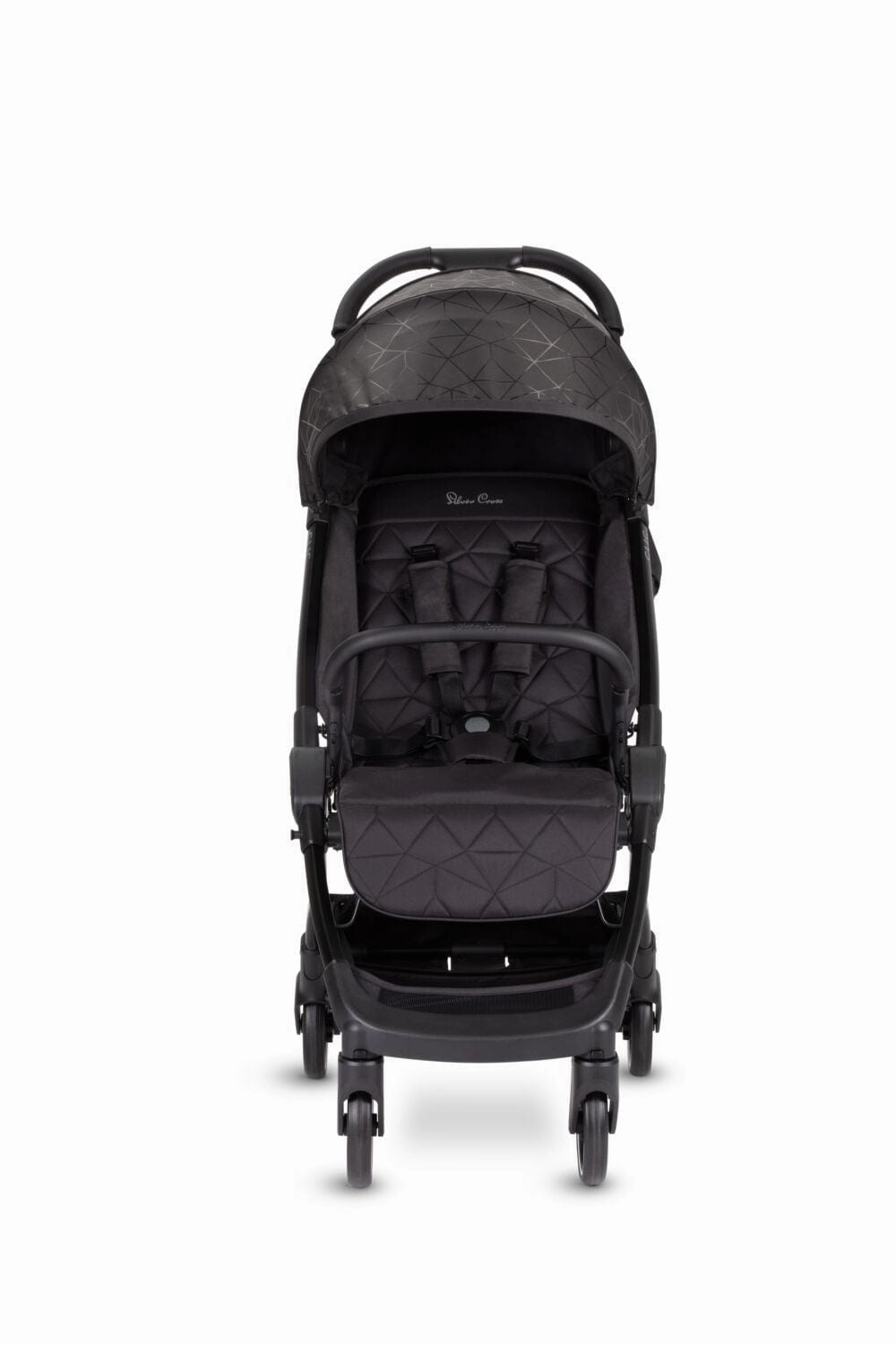 Silver Cross Clic Stroller with Raincover - Black