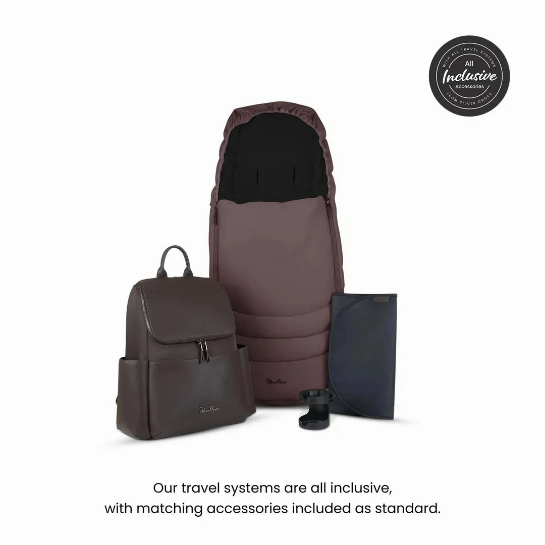 Silver Cross Cove Accessory Bundle - Damson
