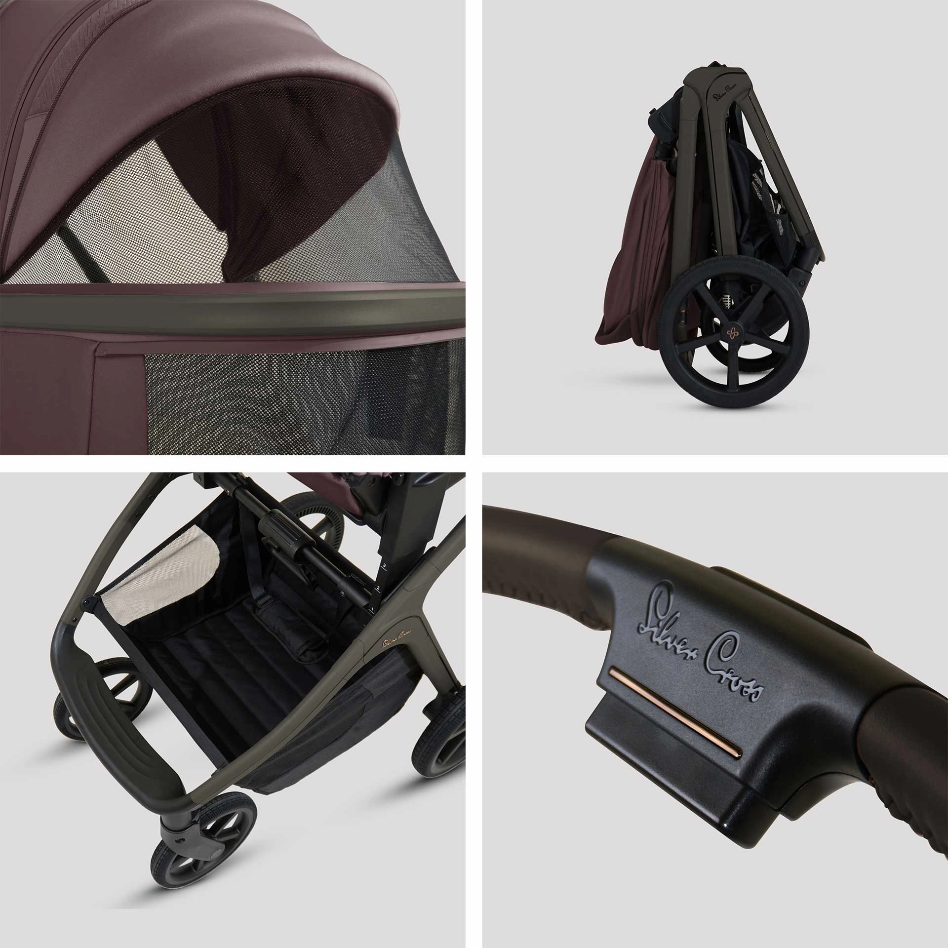 Silver Cross Cove Accessory Bundle - Damson