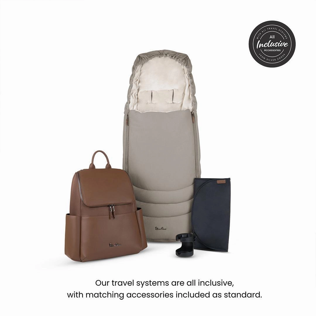 Silver Cross Cove Pushchair Accessory Bundle - Champagne