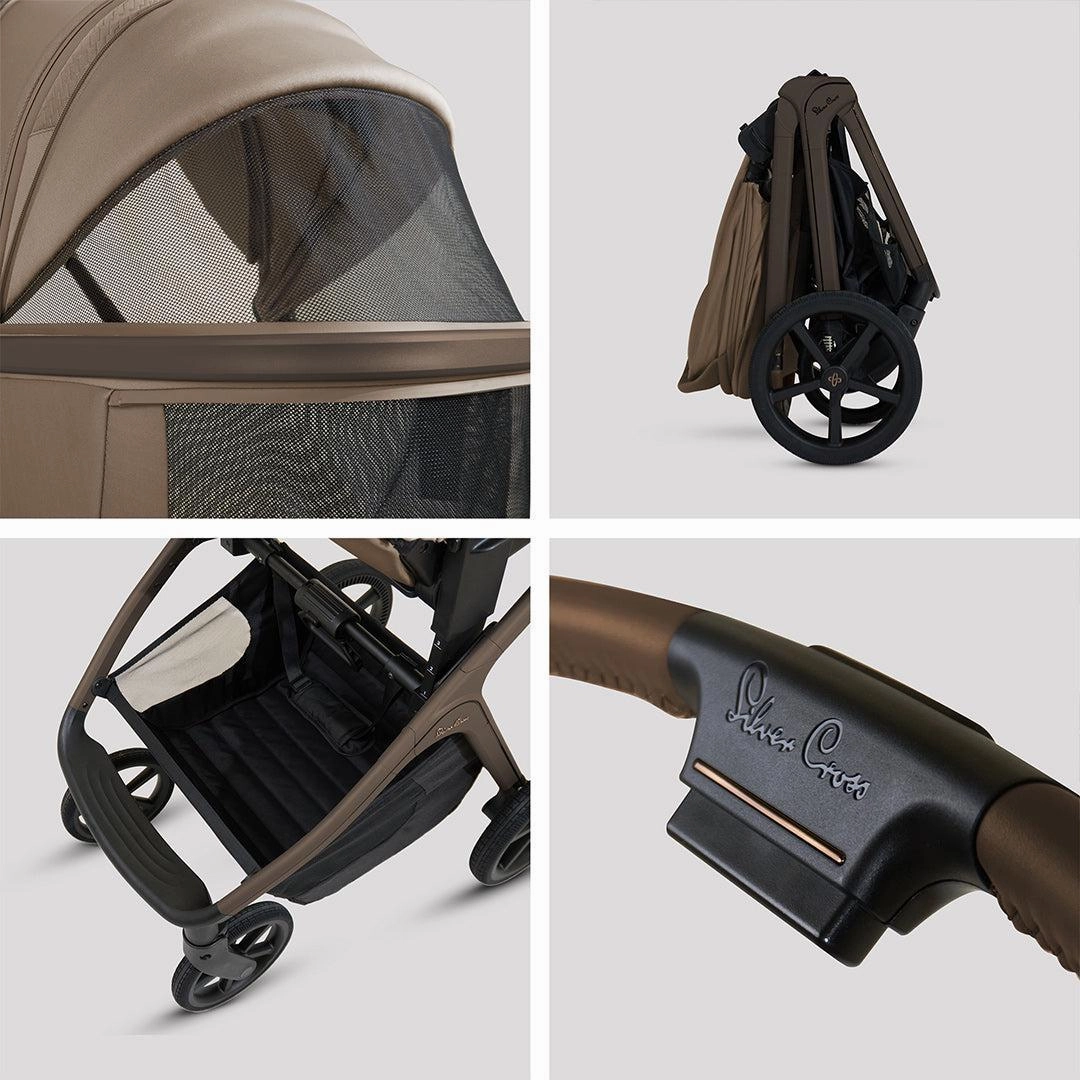 Silver Cross Cove Pushchair Accessory Bundle - Maple