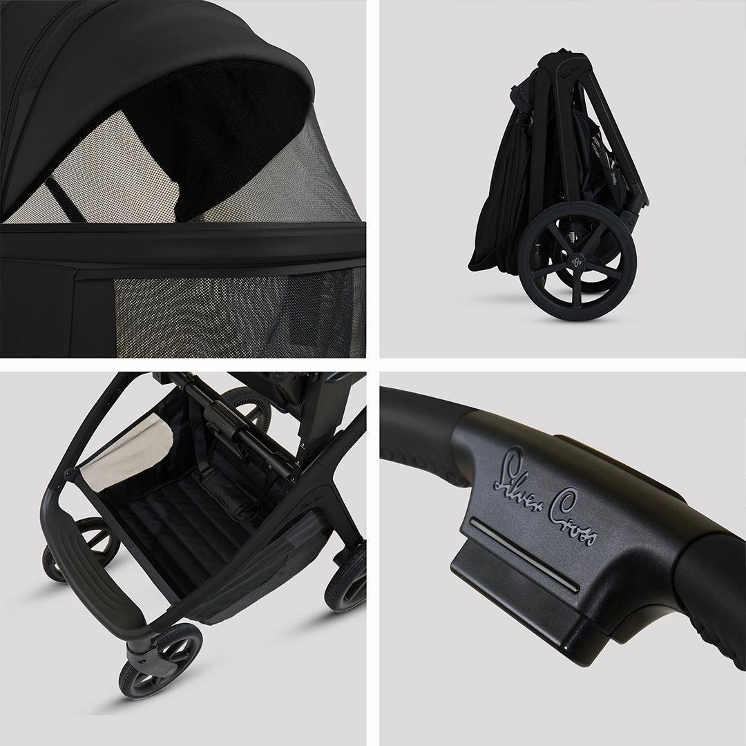Silver Cross Cove Pushchair Accessory Bundle - Onyx