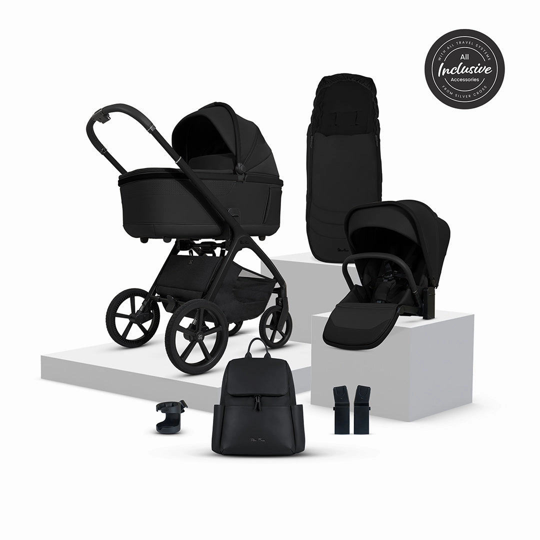 Silver Cross Cove Pushchair Accessory Bundle - Onyx