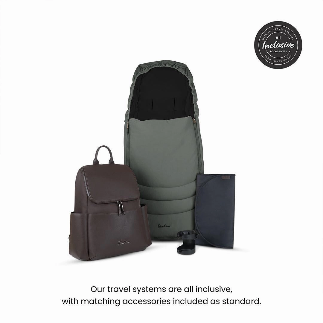 Silver Cross Cove Pushchair Accessory Bundle - Pewter