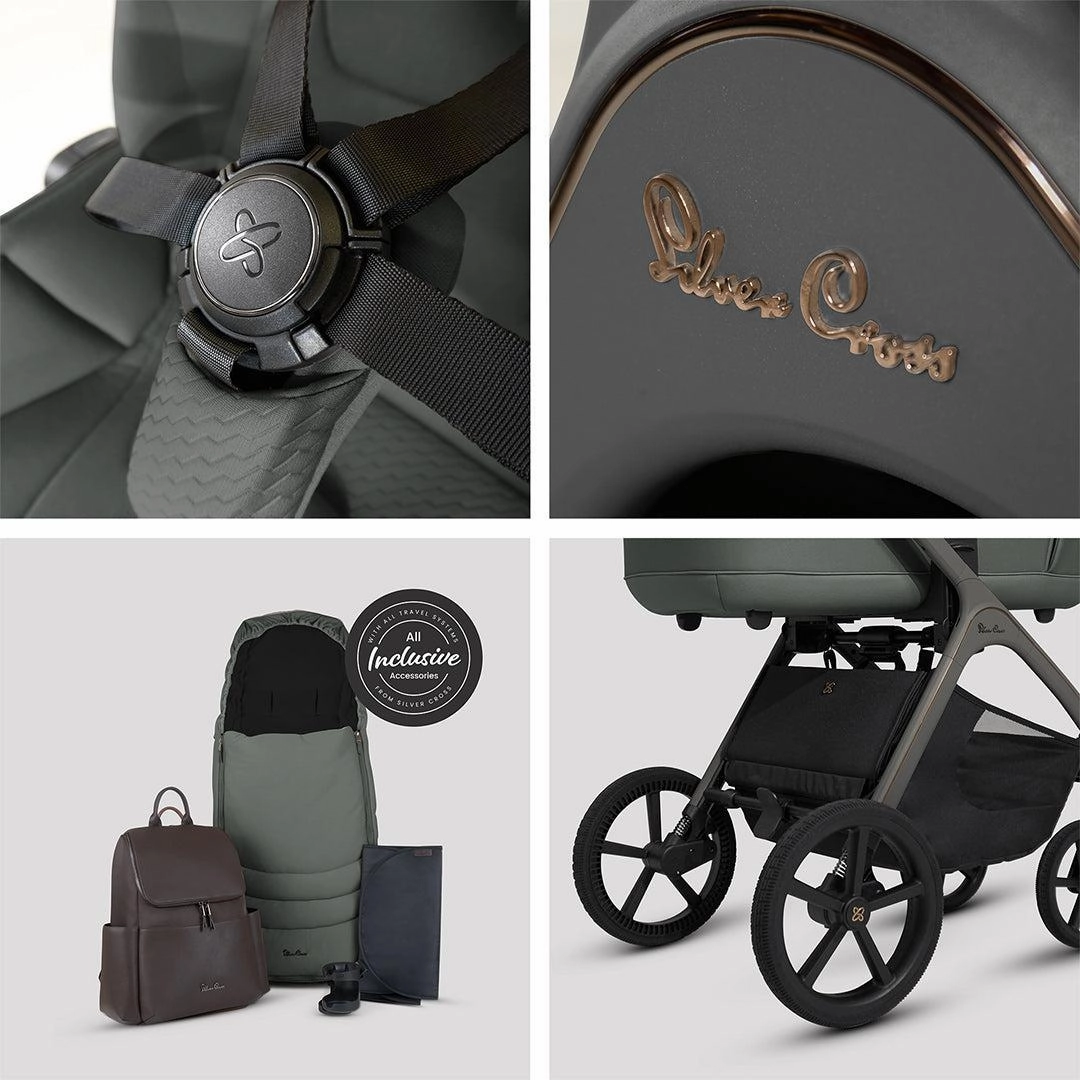 Silver Cross Cove Pushchair Accessory Bundle - Pewter