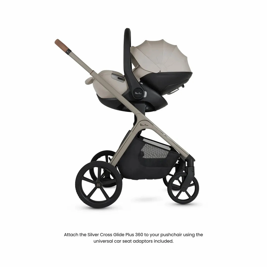 Silver Cross Cove Ultimate 360 Car Seat Bundle - Champagne