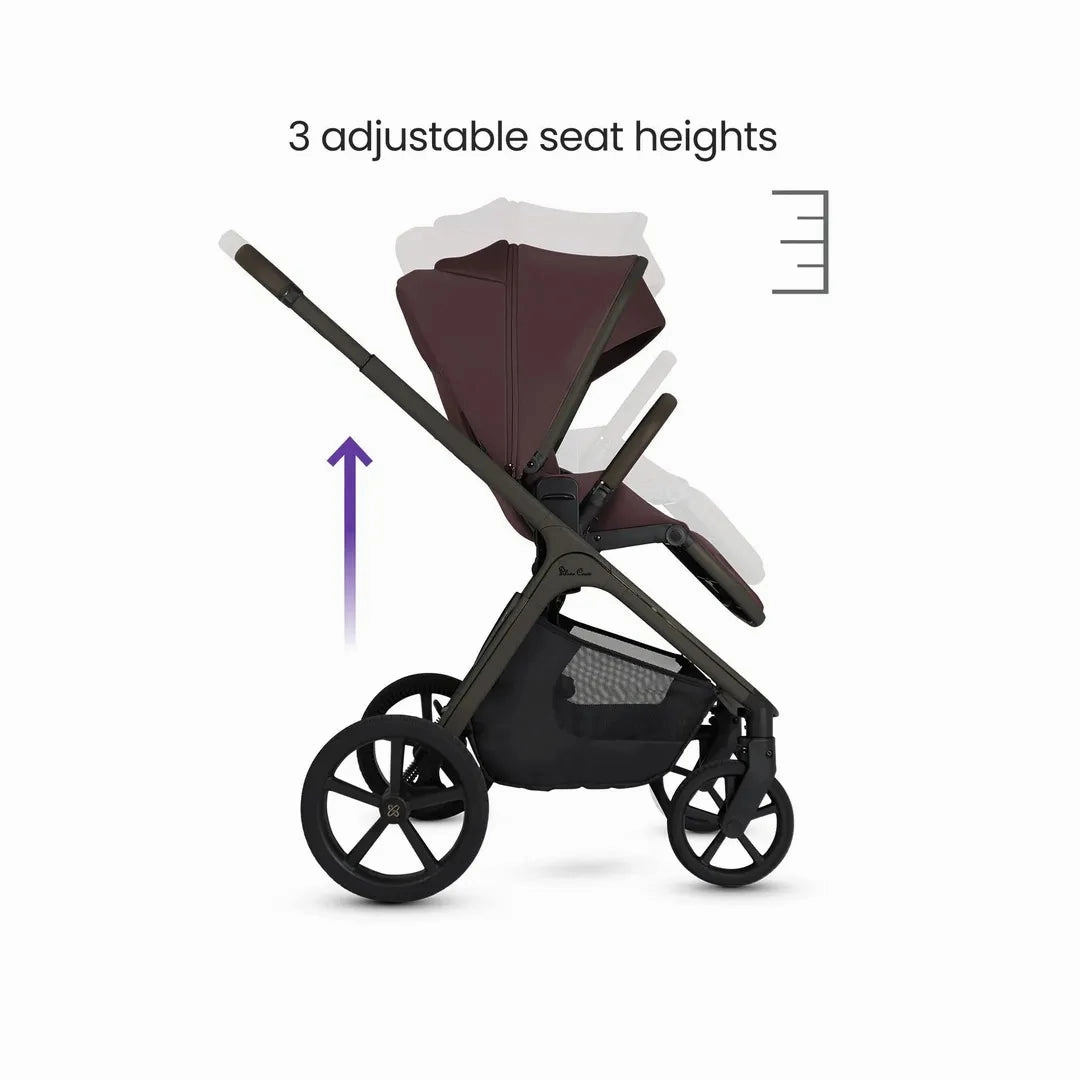 Silver Cross Cove Ultimate 360 Car Seat Bundle - Damson