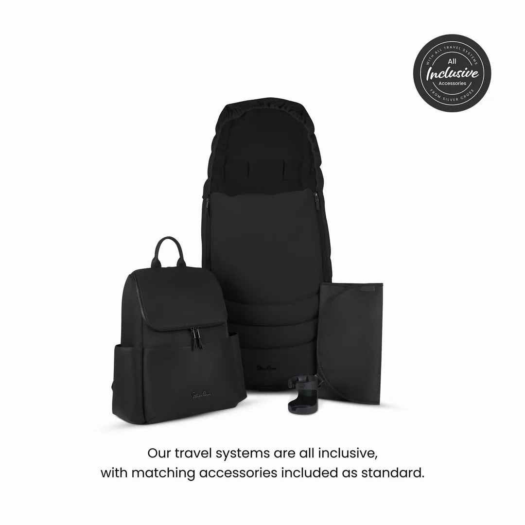 Silver Cross Cove Ultimate 360 Car Seat Bundle - Onyx