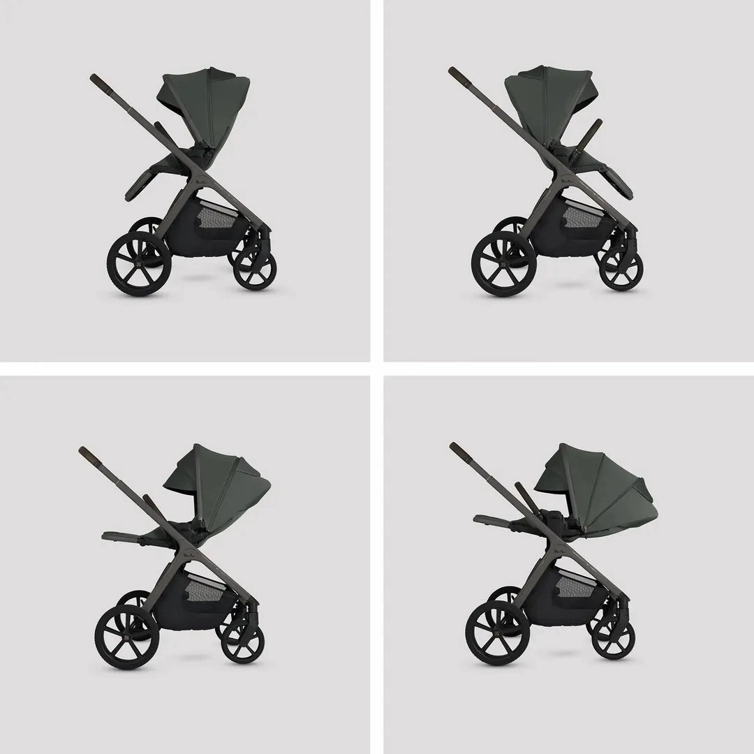 Silver Cross Cove Ultimate 360 Car Seat Bundle -  Pewter
