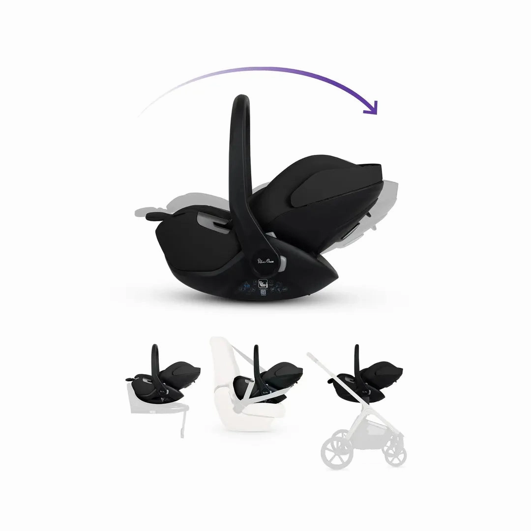 Silver Cross Cove Ultimate 360 Car Seat Bundle -  Pewter