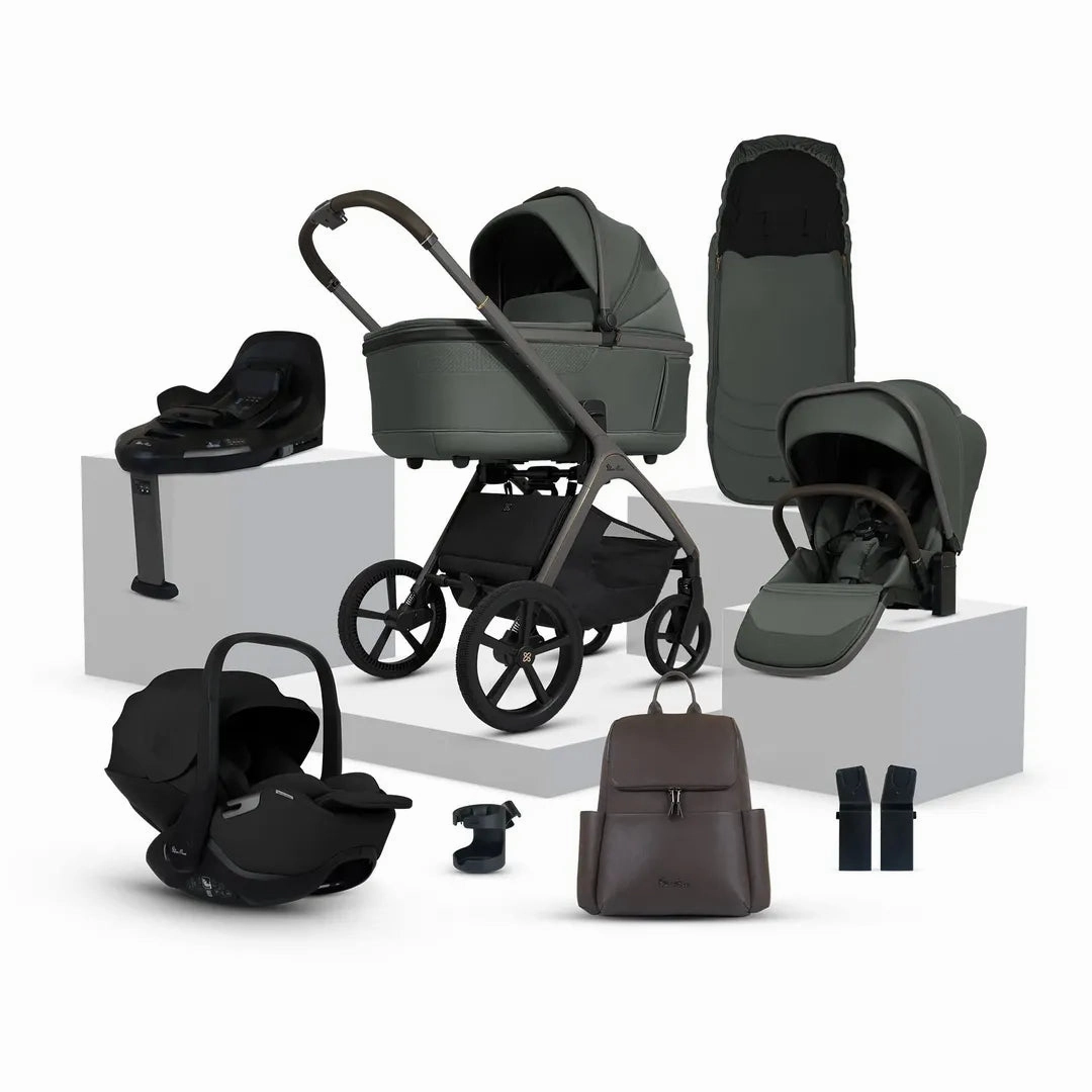 Silver Cross Cove Ultimate 360 Car Seat Bundle -  Pewter