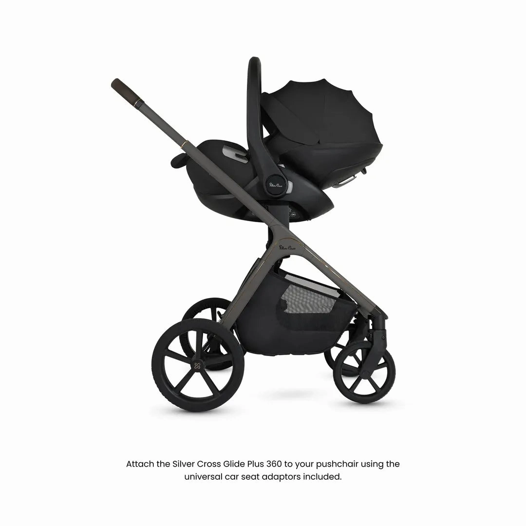 Silver Cross Cove Ultimate 360 Car Seat Bundle -  Pewter