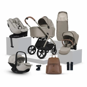 Silver Cross Cove Ultimate 360 Car Seat Family Bundle - Champagne