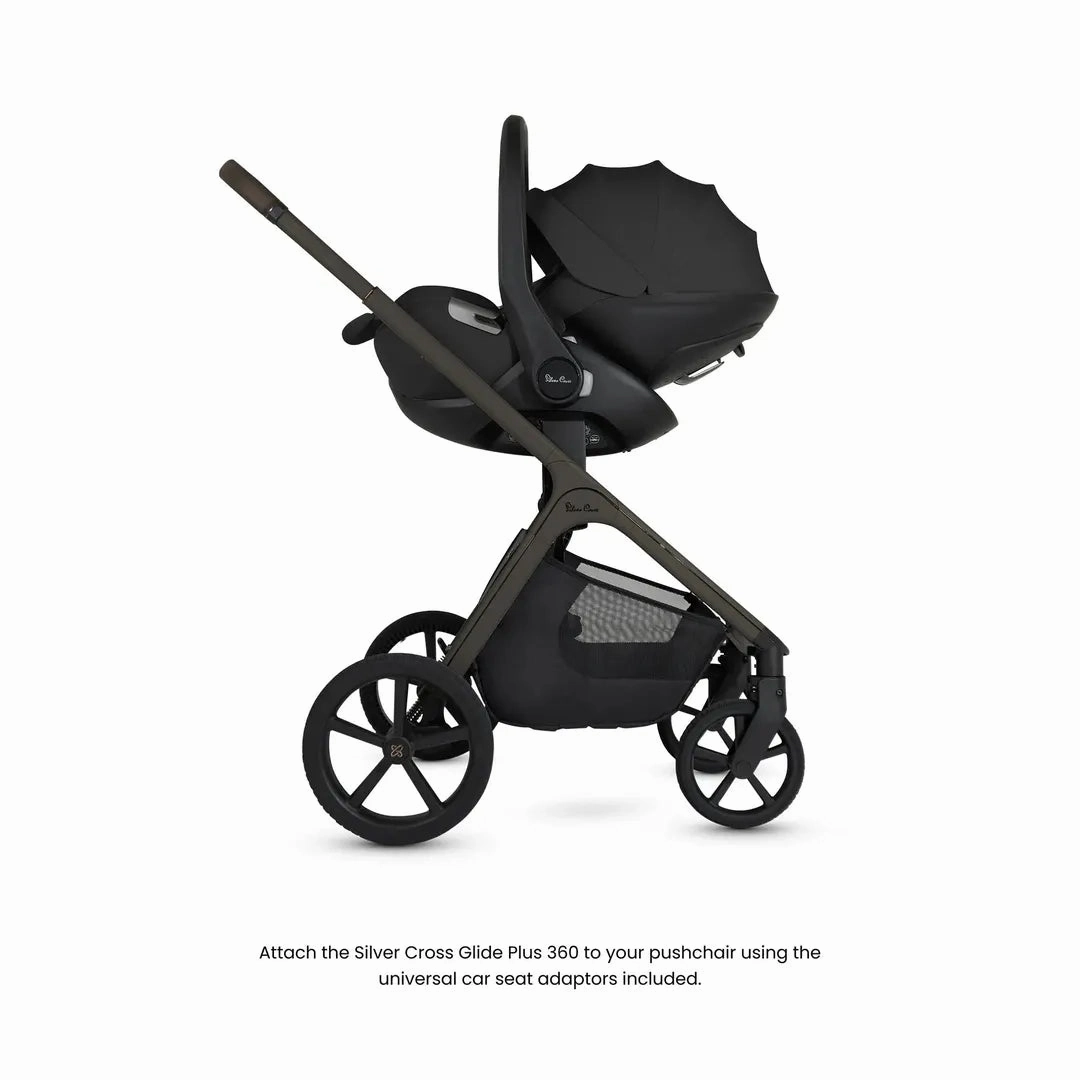 Silver Cross Cove Ultimate 360 Car Seat Family Bundle - Damson