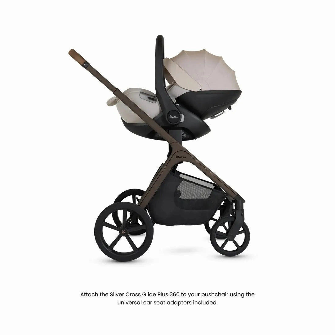 Silver Cross Cove Ultimate 360 Car Seat Family Bundle - Maple