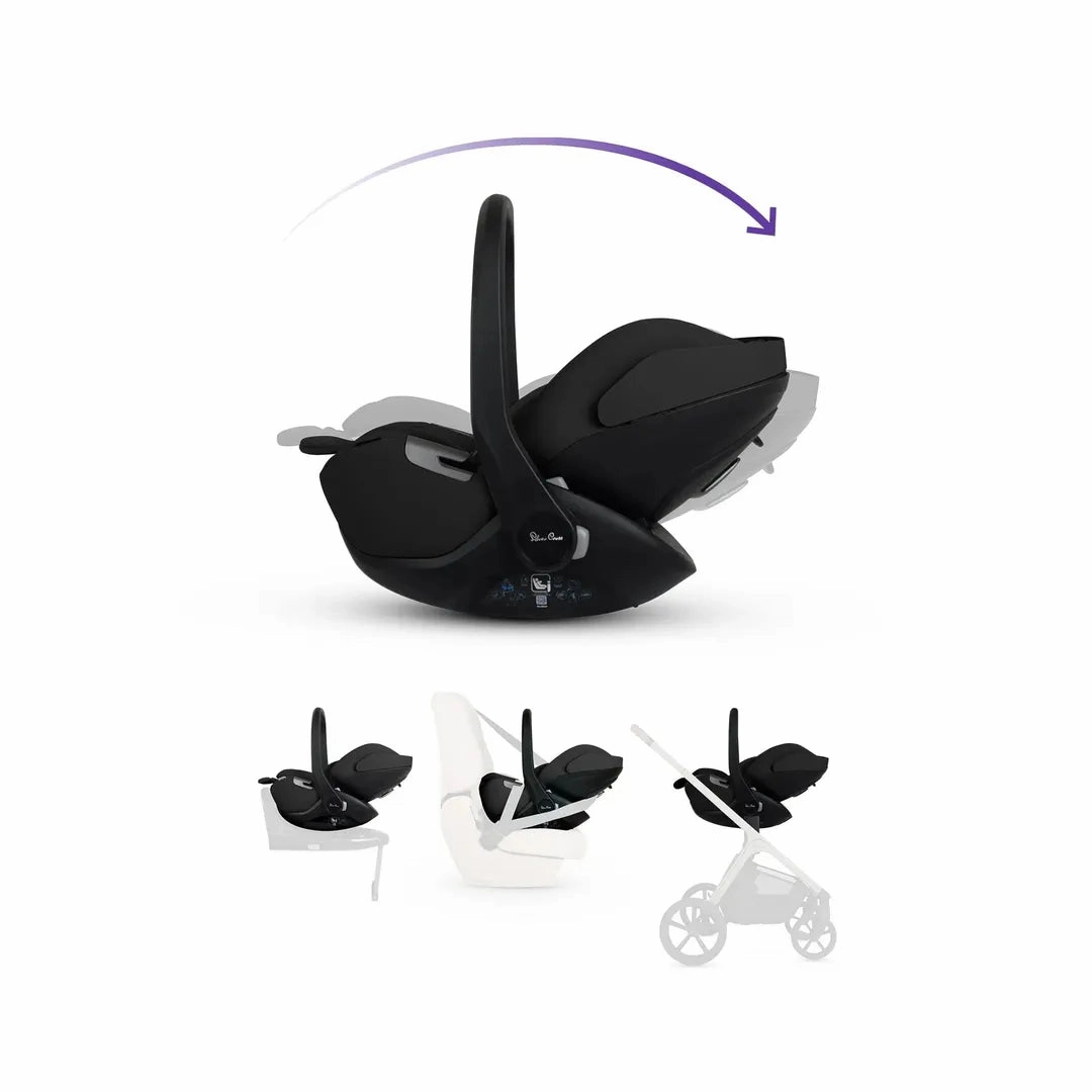 Silver Cross Cove Ultimate 360 Car Seat Family Bundle - Onyx
