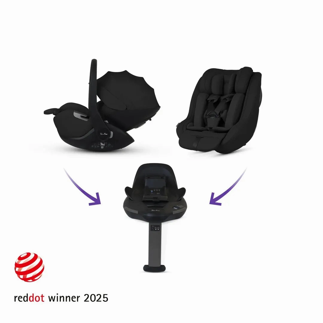 Silver Cross Cove Ultimate 360 Car Seat Family Bundle - Onyx