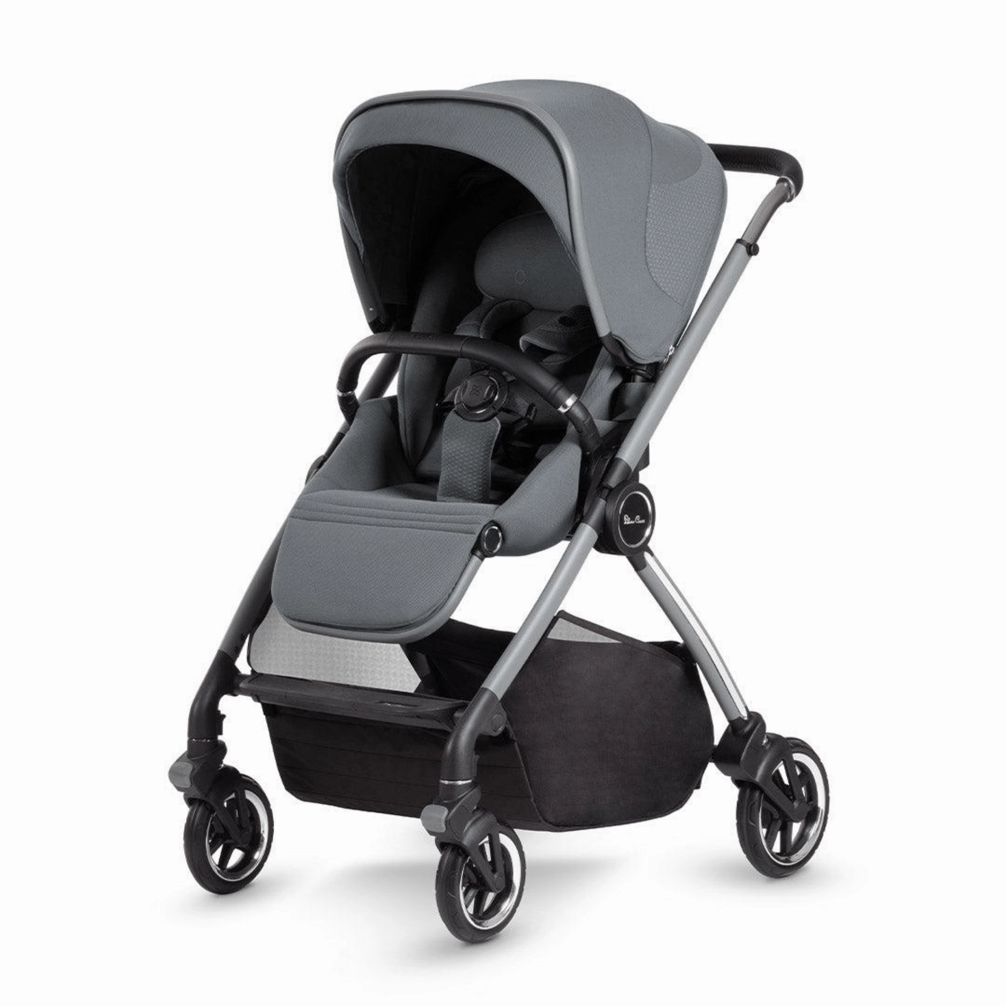 Silver Cross Dune with Compact Folding Carrycot - Glacier