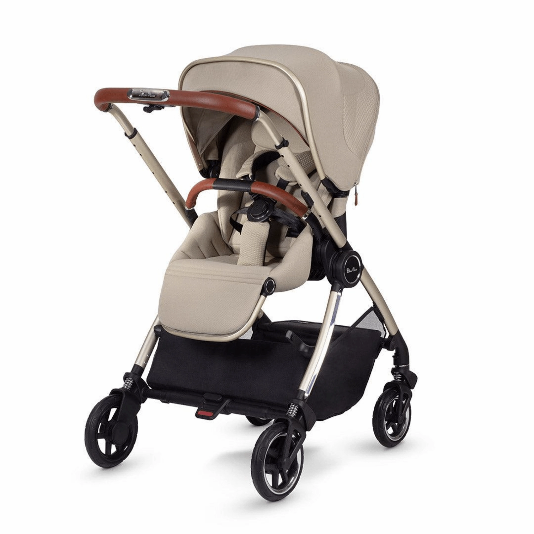 Silver Cross Dune with Compact Folding Carrycot - Stone