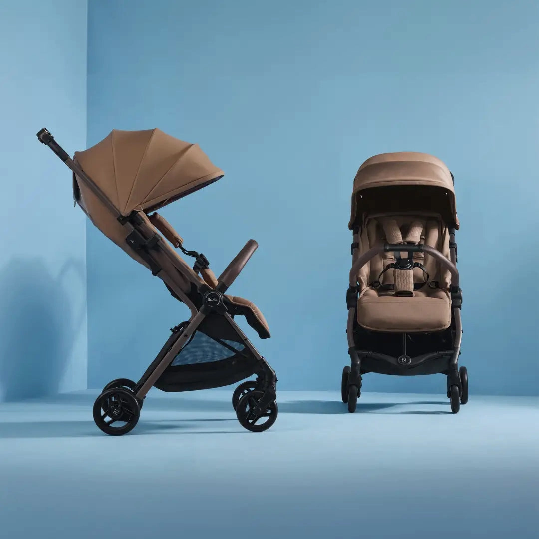 Silver Cross Jet 5 Stroller With Snack Tray - Cinnamon