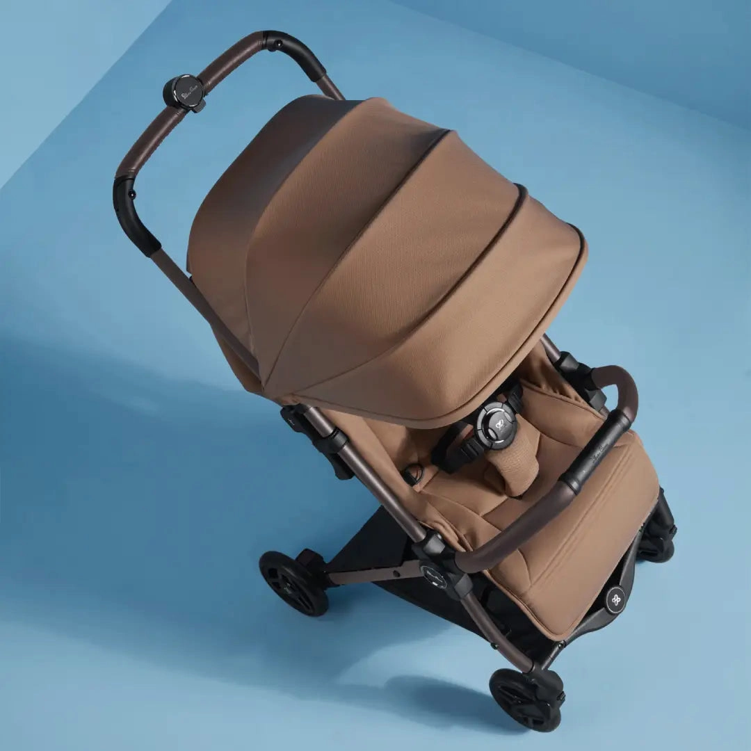 Silver Cross Jet 5 Stroller With Snack Tray - Cinnamon