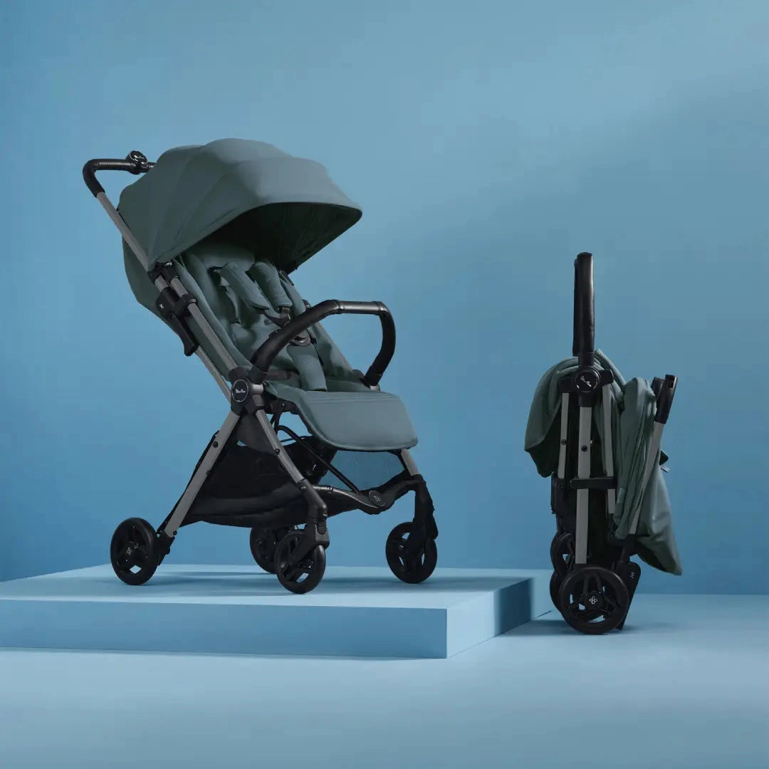 Silver Cross Jet 5 Stroller With Snack Tray - Mineral