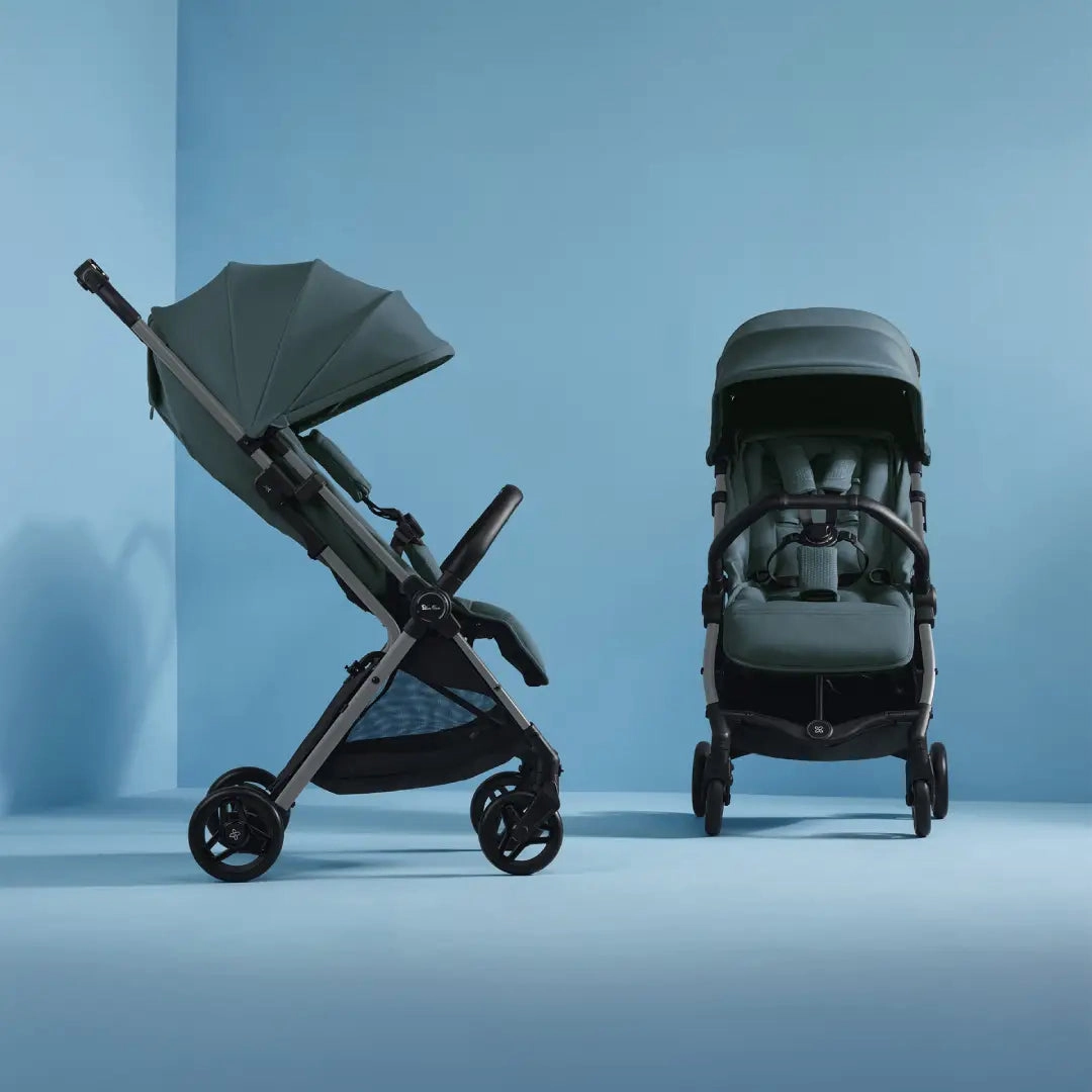 Silver Cross Jet 5 Stroller With Snack Tray - Mineral
