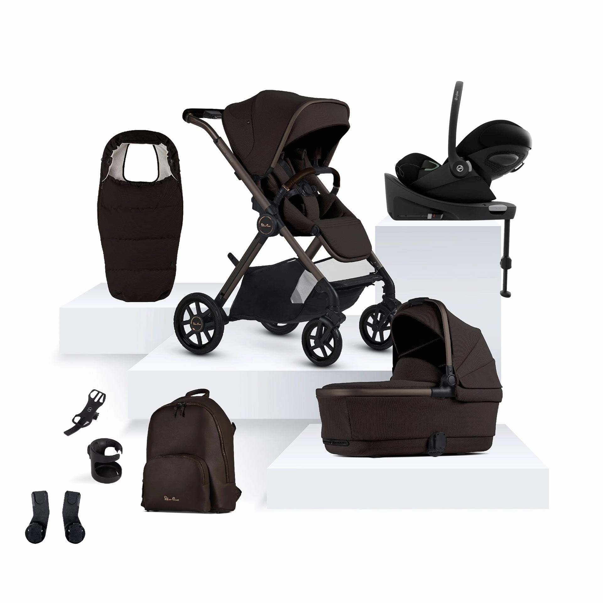 Silver Cross Reef 2 Special Edition Cybex Travel System - Ganache