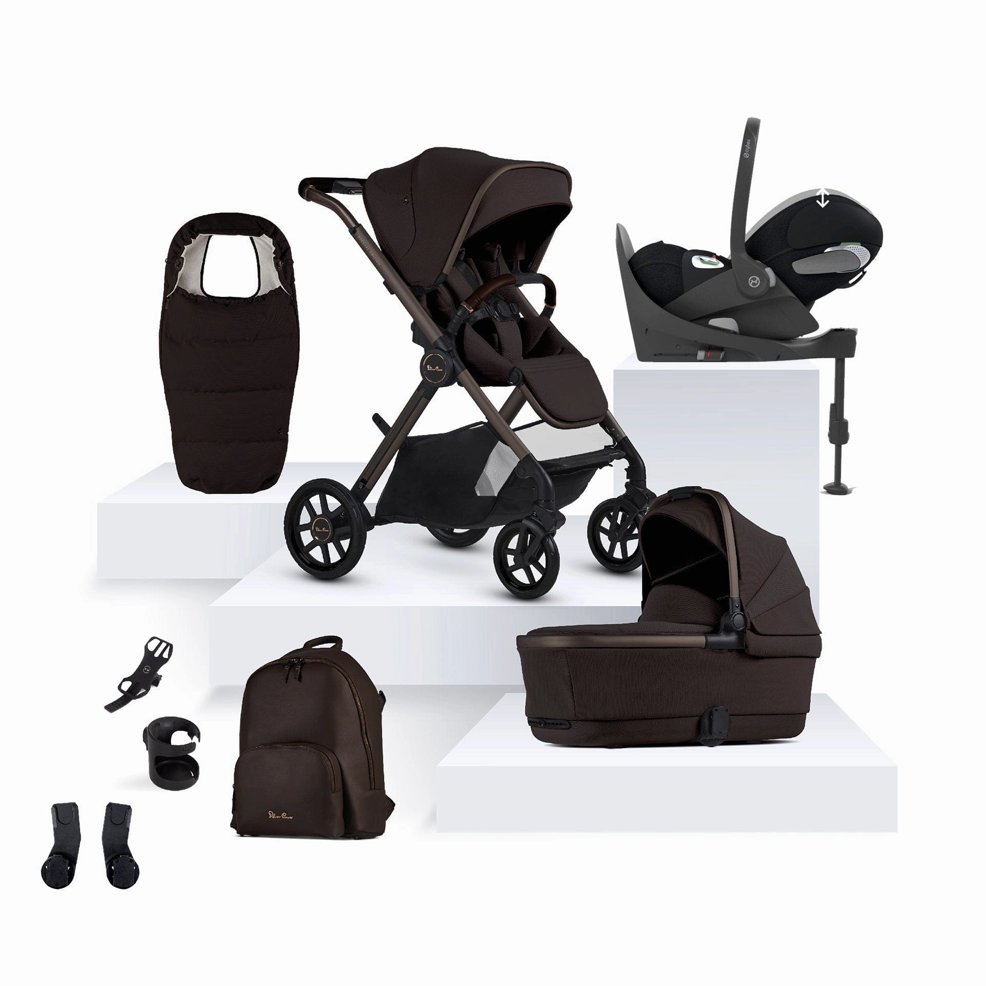 Silver Cross Reef 2 Special Edition Cybex Travel System - Ganache