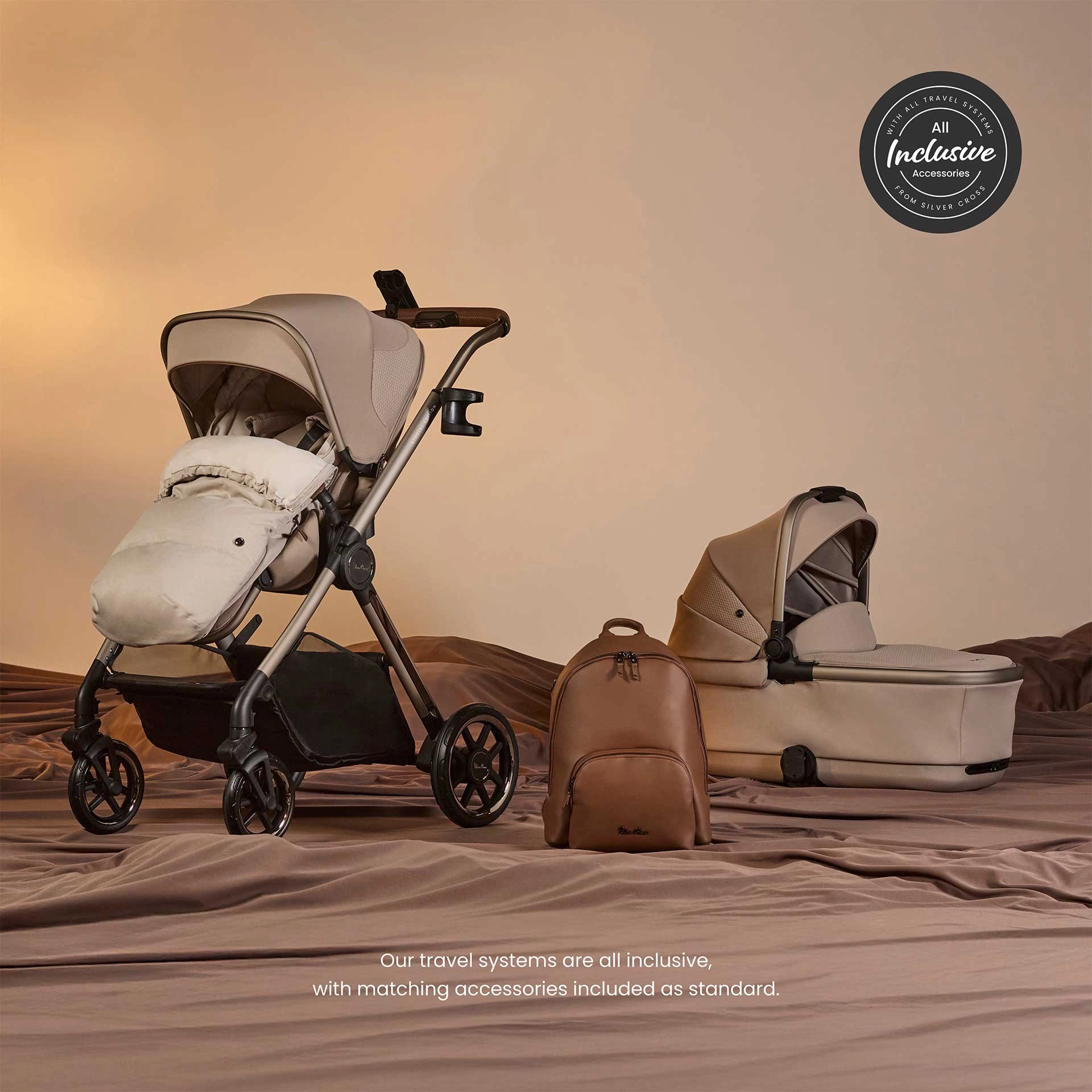 Silver Cross Reef 2 Special Edition Pram - Frappe