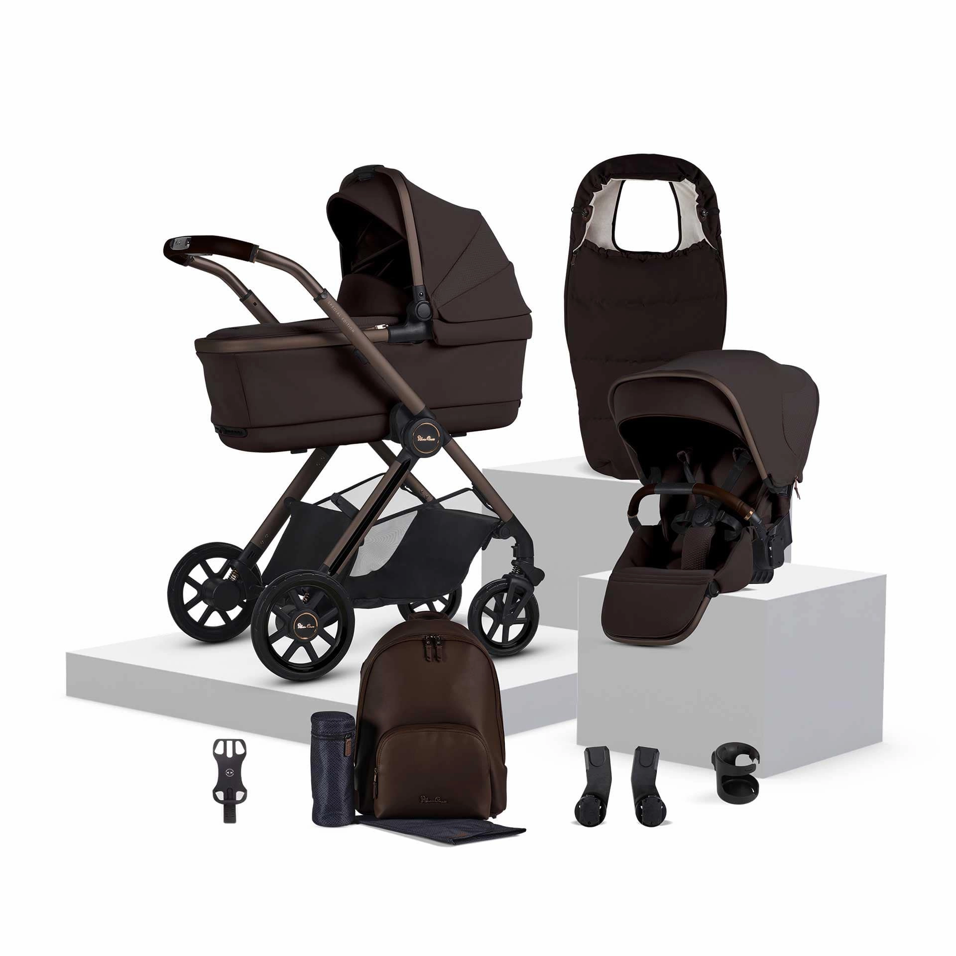 Silver Cross Reef 2 Special Edition Pram - Ganache