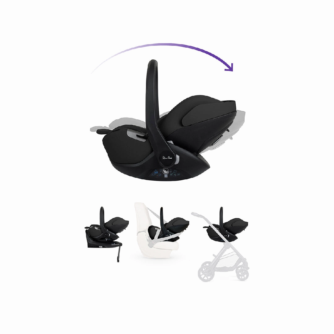 Silver Cross Reef 2 Travel System Ultimate 360 Family Car Seat Bundle (12 piece) - Mocha