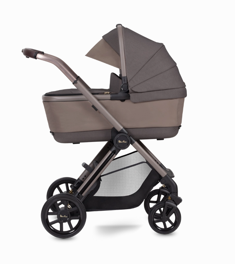 Silver Cross Reef Full-Size Stroller   Bassinet Bundle