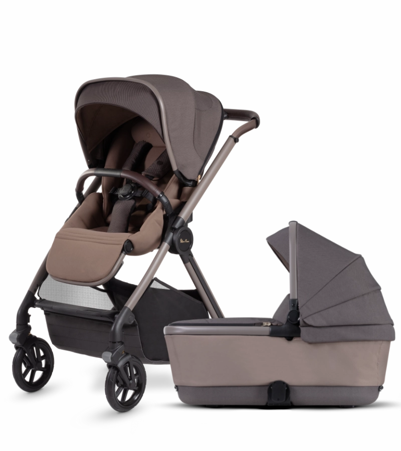 Silver Cross Reef Full-Size Stroller   Bassinet Bundle