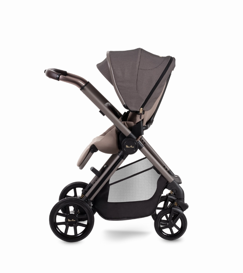 Silver Cross Reef Full-Size Stroller   Bassinet Bundle