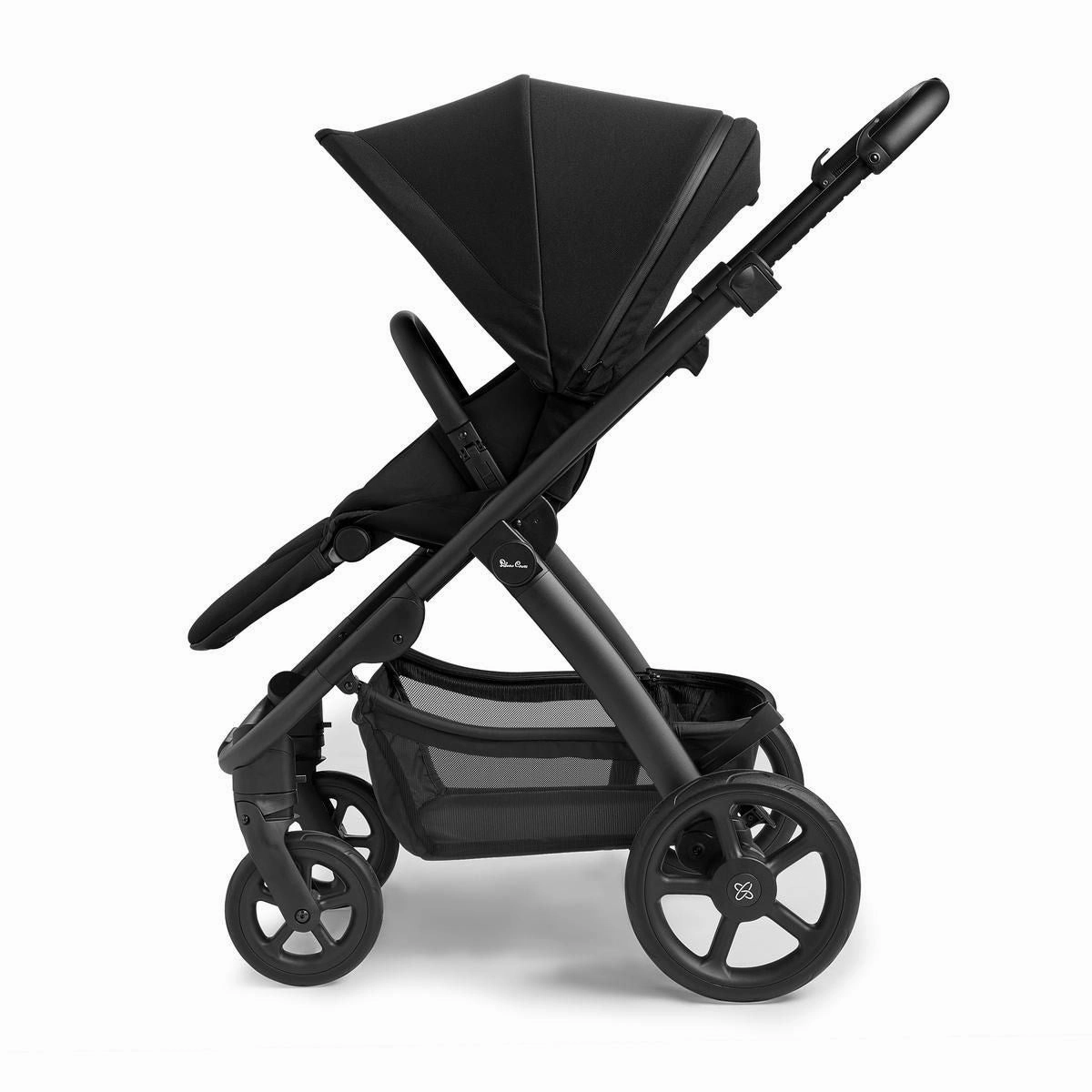 Silver Cross Tide Essential Travel System & Starter Nursery Bundle, Black On Black