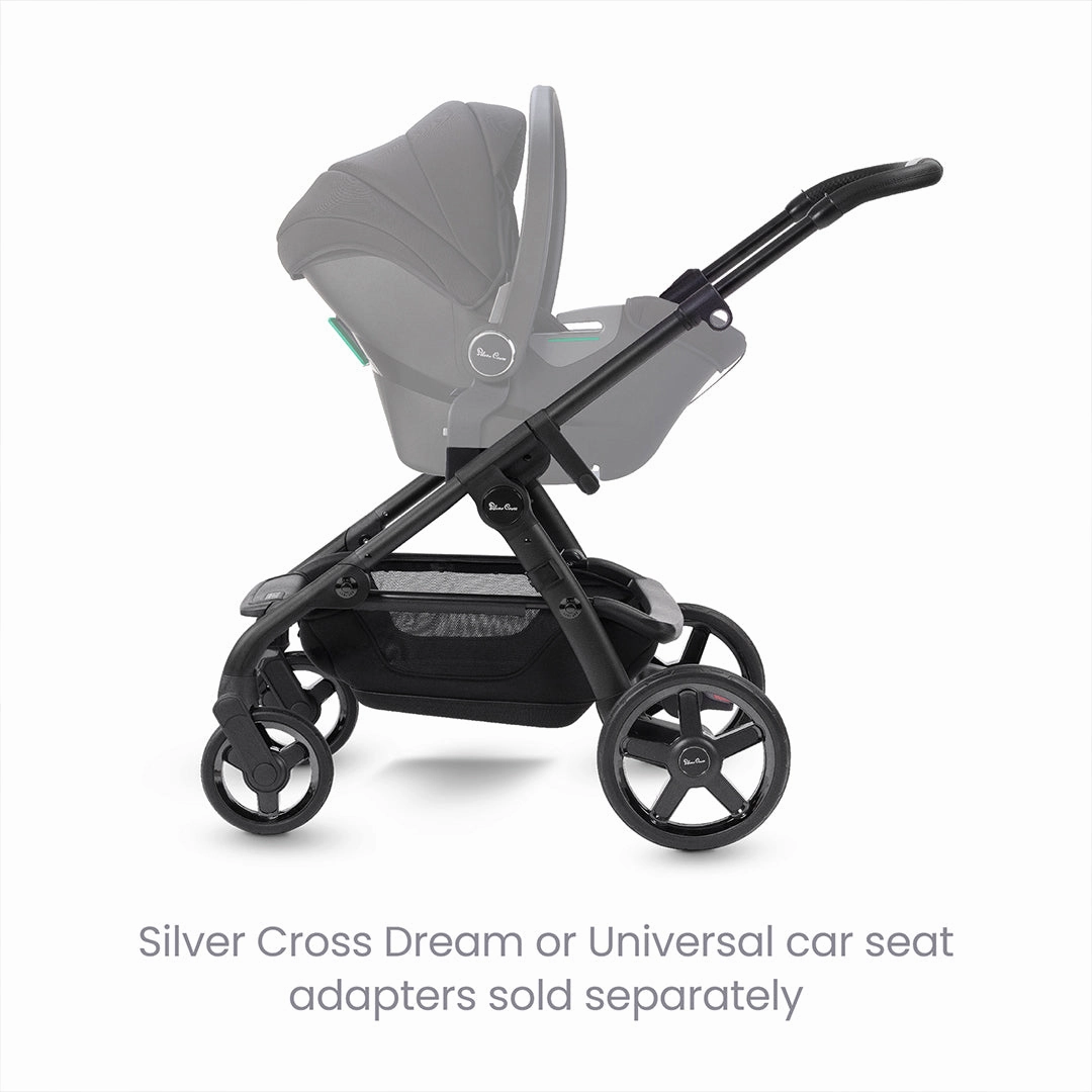 Silver Cross Wave 3 Pushchair - Onyx