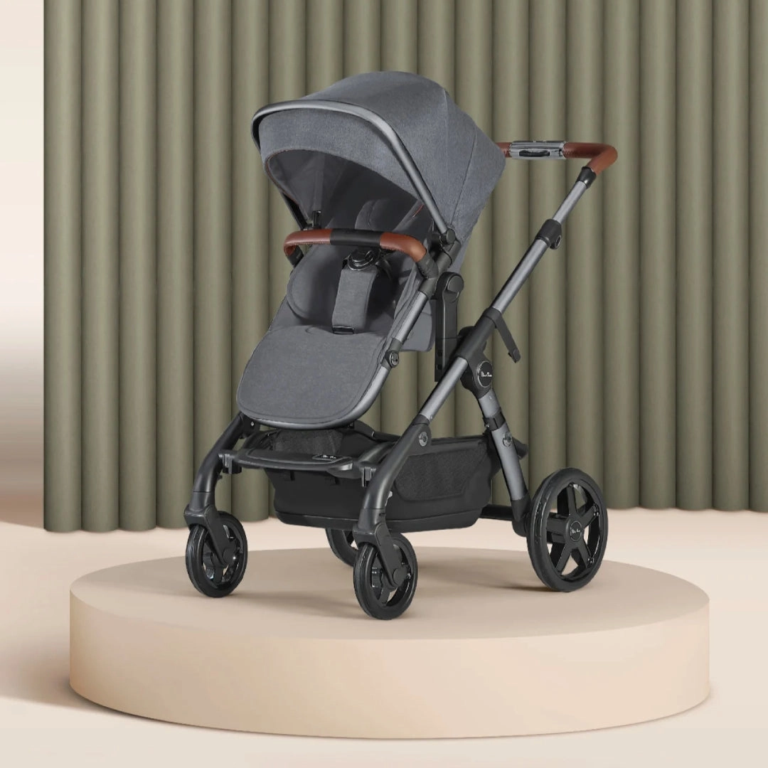 Silver Cross Wave 3 Single to Double Travel System Growing Family Bundle (20 Piece) - Lunar
