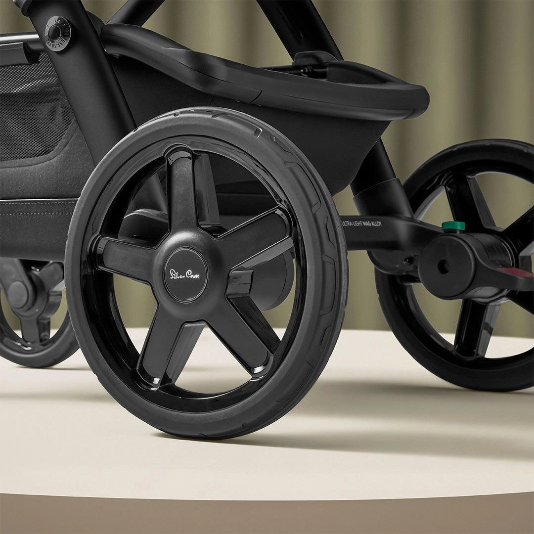 Silver Cross Wave 3 Twin Pushchair - Onyx
